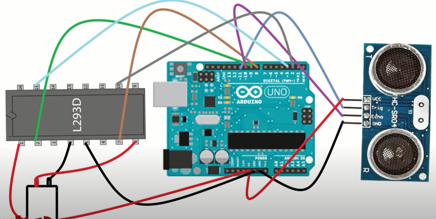 How to make an obstacle avoiding car using Arduino