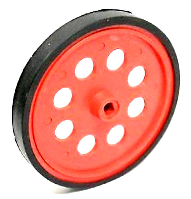 BO Gear Motor Wheel - Red - BO Gear Motor Wheel - Red - Robot Spare Parts -