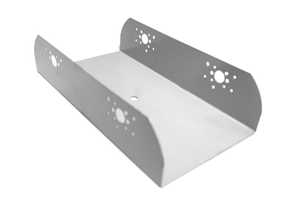 Robot Metal Chassis - White for 4 Wheel ( 4WD ) 4 motors Robotics DIY Kit - 250x135x60 mm - Robot Metal Chassis - White for 4 Wheel ( 4WD ) 4 motors Robotics DIY Kit - 250x135x60 mm - Robot Spare Parts -