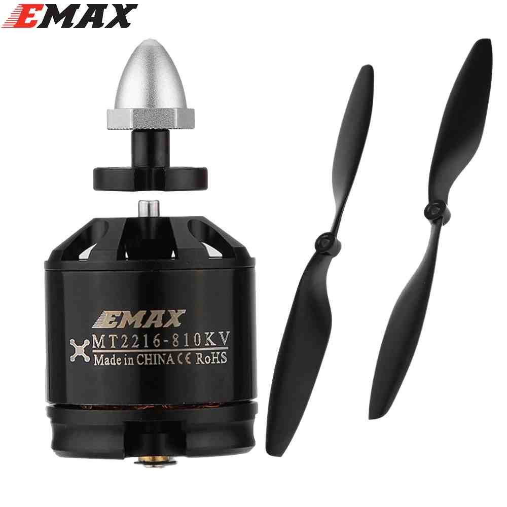 Emax 810kv MT2216 Brushless Motor with 1 pair 1045 Propeller Original - Multirotor Emax 810kv MT2216 Brushless Motor with 1 pair 1045 Propeller Original - Brushless Motor - Multirotor