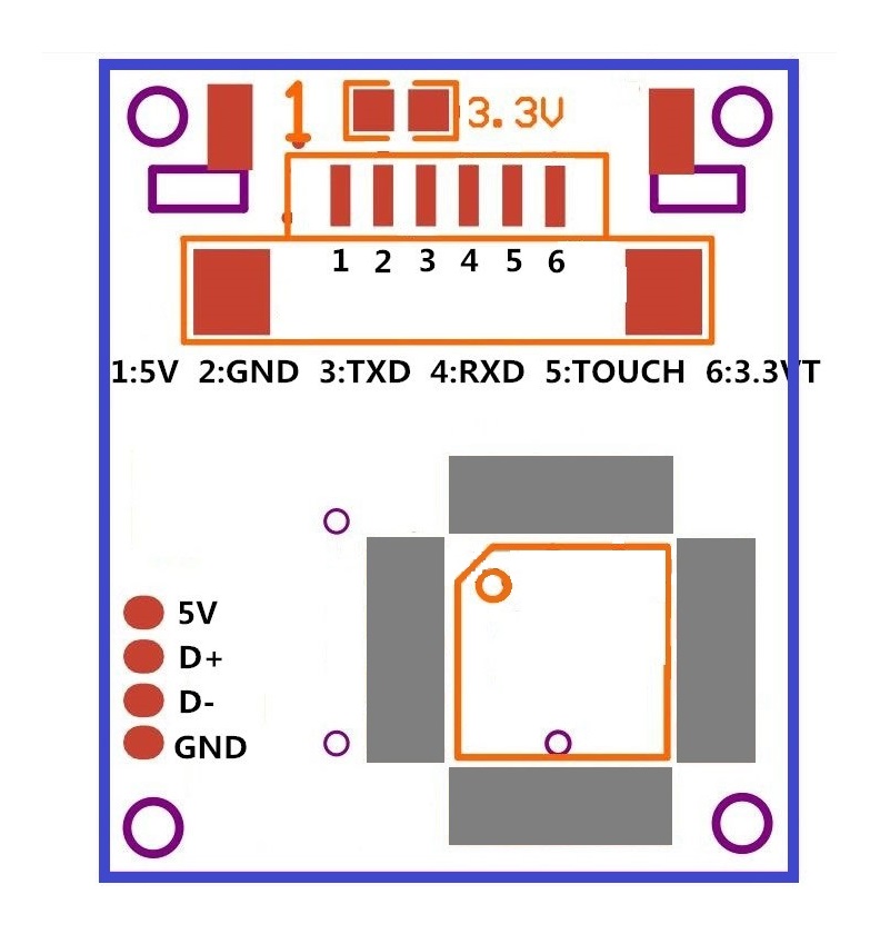 Finger Print Sensor R307 -TTL UART - Arduino Finger Print Sensor R307 -TTL UART - Sensor - Arduino