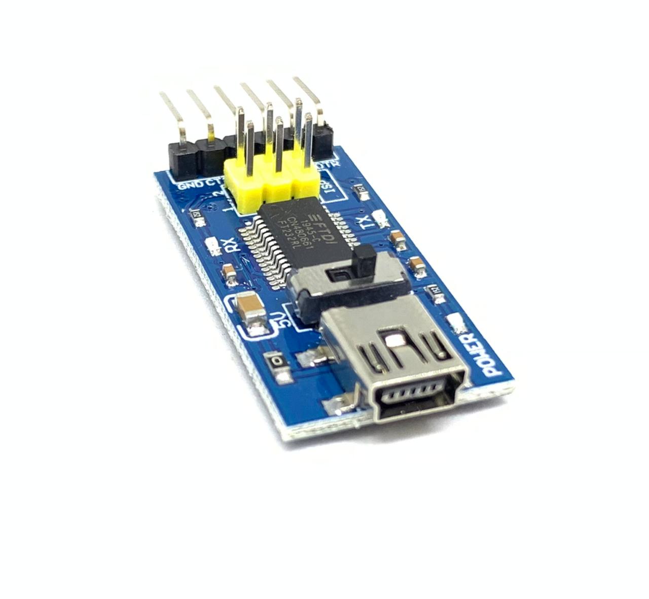 FT232RL USB to TTL 3.3V 5V Serial Adapter Module for Arduino FT232RL USB to TTL 3.3V 5V Serial Adapter Module for Arduino