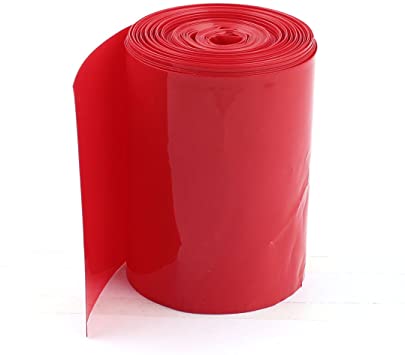 92mm 1-Meter PVC Heat Shrink Sleeve Red for Lithium Cell Pack 92mm 1-Meter PVC Heat Shrink Sleeve Red for Lithium Cell Pack
