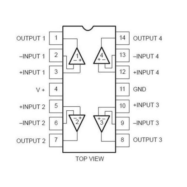 LM324 IC - Low Power Quad Op-Amp IC - Core Electronics LM324 IC - Low Power Quad Op-Amp IC - ICs - Integrated Circuits & Chips - Core Electronics