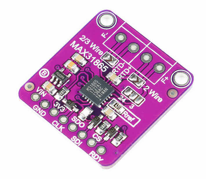 MAX31865 RTD Platinum PT100 to PT1000 Temperature to Digital Voltage Converter MAX31865 RTD Platinum PT100 to PT1000 Temperature to Digital Voltage Converter
