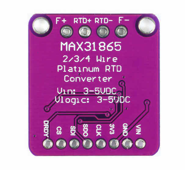 MAX31865 RTD Platinum PT100 to PT1000 Temperature to Digital Voltage Converter MAX31865 RTD Platinum PT100 to PT1000 Temperature to Digital Voltage Converter