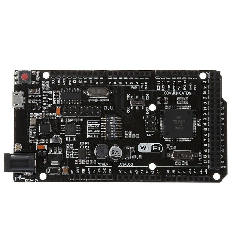 Mega +WiFi R3 Atmega2560+NodeMCU ESP8266 32Mb Memory USB-TTL CH340G Compatible for Arduino Mega Mega +WiFi R3 Atmega2560+NodeMCU ESP8266 32Mb Memory USB-TTL CH340G Compatible for Arduino Mega
