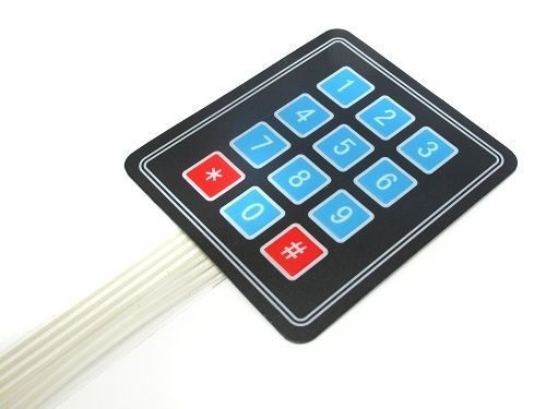 12 Keys 3x4 Matrix - Membrane Type Keypad - Arduino 12 Keys 3x4 Matrix - Membrane Type Keypad - Sensor - Arduino