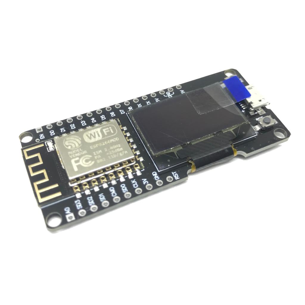 NODEMCU ESP8266 WIFI + 0.96 INCH OLED BOARD NODEMCU ESP8266 WIFI + 0.96 INCH OLED BOARD