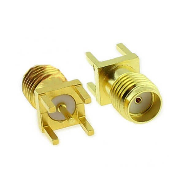 SMA Female for PCB Straight Type Through Hole Connector With Cap SMA Female for PCB Straight Type Through Hole Connector With Cap