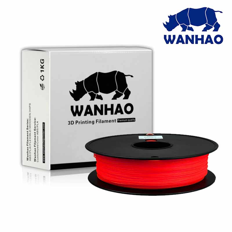 WANHAO Red PLA 1.75 mm 1 Kg Filament For 3D Printer – Premium Quality Filament - 3D Printer and Accessories WANHAO Red PLA 1.75 mm 1 Kg Filament For 3D Printer – Premium Quality Filament - Filament - 3D Printer and Accessories